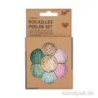 Artikelbild 1 des Artikels “Rocailles Perlen Set - Pastell, 90g Perlen mit Nylonfäden + Zubehör “