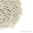 Artikelbild 1 des Artikels “Rocailles Perlmutt Silber - 2,6 mm, 17g Dose “