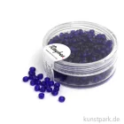 Artikelbild 1 des Artikels “Rocailles transparent - 2,6 mm - 17 g Dose | Dunkelblau“