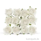 Artikelbild 1 des Artikels “Röschen mit Draht, 18 mm 12 Stk. | Weiß“
