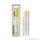 Artikelbild 1 des Artikels “Sakura Gelly Roll 3er Set, Retractable, Gold-Silber-Weiß “