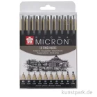 Artikelbild 1 des Artikels “Sakura PIGMA Micron Set - 10 Fineliner 0,15-0,7 mm, Schwarz “