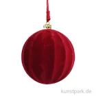Artikelbild 1 des Artikels “Samt Anhänger - Kugel mit Schliff, Rot “