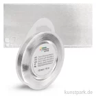 Artikelbild 1 des Artikels “Satinband - 10 mm Breite - 10 m Länge Einzelfarbe | Silber“