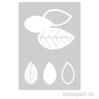Artikelbild 1 des Artikels “Schablone - Blätter, mit Rakel, DIN A5 “