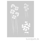 Artikelbild 1 des Artikels “Schablone - Flower Mix, 15 x 20 cm “