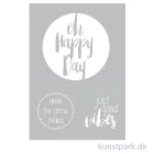 Artikelbild 1 des Artikels “Schablone - Happy Day, mit Rakel, DIN A4 “