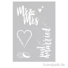 Artikelbild 1 des Artikels “Schablone - Hochzeit, DIN A4 mit Rakel “