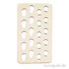 Artikelbild 1 des Artikels “Schablone - Mini Fußstapfen, Holz, 14 x 7 cm “