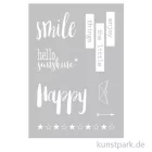 Artikelbild 1 des Artikels “Schablone - Smile, mit Rakel, DIN A4 “