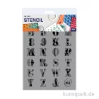 Artikelbild 1 des Artikels “Schablonen - Alphabet Set, Großbuchstaben + Zeichen, Industrial, A4 “
