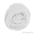 Artikelbild 1 des Artikels “Schafwolle zum Nassfilzen 100 % Natur, 50 g Einzelfarbe | Weiß“