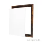 Artikelbild 1 des Artikels “Schattenfugenrahmen mit Keilrahmen - Walnuss 50 x 40 cm“