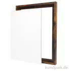 Artikelbild 1 des Artikels “Schattenfugenrahmen mit Keilrahmen - Walnuss “
