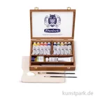 Artikelbild 1 des Artikels “Schmincke MUSSINI Ölfarben - Dunkler Holzkasten, 10x35 ml, Zubehör “