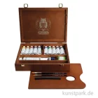 Artikelbild 1 des Artikels “Schmincke NORMA Blue Ölfarben, Holzkasten mit 11 Farben + Zubehör “