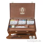 Artikelbild 1 des Artikels “Schmincke NORMA Ölfarbe, 15 x 35 ml, großer Holzkoffer + Zubehör “