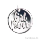 Artikelbild 1 des Artikels “Schmuck-Anhänger Scheibe - Girl Power, Silber “