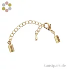 Artikelbild 1 des Artikels “Schmuckverschluss montiert mit Karabiner, 2 mm, 1 Stück “