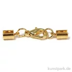 Artikelbild 1 des Artikels “Schmuckverschluss montiert mit Karabiner, 4 mm, 1 Stück Gold“