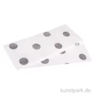 Artikelbild 1 des Artikels “Seidenpapier Punkte, 17 g, 50x75 cm, 3 Bogen Silber“