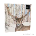 Artikelbild 1 des Artikels “Servietten Charles, Winter Hirsch - 33 x 33 cm “