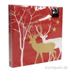 Artikelbild 1 des Artikels “Servietten Winter Deers Red - 33 x 33 cm “
