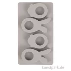Artikelbild 1 des Artikels “Silikon Gießform - Happy Egg, 4 Motive, 14,5 x 26 x 2 cm “