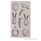 Artikelbild 1 des Artikels “Silikon Gießform - Happy Spring, 8 Motive, 14,5 x 26 x 1 cm “