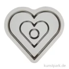 Artikelbild 1 des Artikels “Silikon Gießform - Kerzenständer Herz, 15,9 x 15 x 2,5 cm “