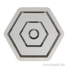 Artikelbild 1 des Artikels “Silikon Gießform - Kerzenständer Hexagon, 16 x 14 x 2,5 cm “