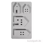 Artikelbild 1 des Artikels “Silikon Gießform - Lichthäuser, 4 Motive, 14,5 x 26 x 1 cm “
