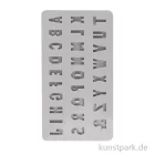 Artikelbild 1 des Artikels “Silikon Gießform - Mini ABC, 27 Buchstaben, 14,5 x 26 x 1 cm “