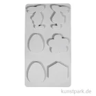 Artikelbild 1 des Artikels “Silikon Gießform Osterfreunde + Biene, 6 Motive, 26 x 14,5 x 1 cm “