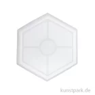 Artikelbild 1 des Artikels “Silikon Gießform Untersetzer sechseckig, ø 10-11,5 cm, Höhe 1,3 cm “