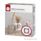 Artikelbild 1 des Artikels “Silikon Gießform - Vase Quadrat mit Kreis, 11 x 3,7 x 11 cm “