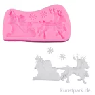 Artikelbild 1 des Artikels “Silikon Gießform - Weihnachtsschlitten, 12,8 x 7 x 1,2 cm “