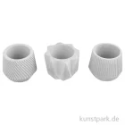 Artikelbild 1 des Artikels “Silikon Gießformen Set - Töpfchen, 3-teilig, 7 x 5,5 cm “