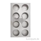 Artikelbild 1 des Artikels “Silikonform - 8 Kreise, Rund, 29 x 17 x 3,8 cm “