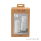 Artikelbild 1 des Artikels “Silikonform Kerze, Gerippte Zylinder mit Bogen, Höhe 11-14 cm, ø 4 cm “