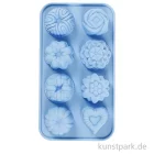 Artikelbild 1 des Artikels “Silikonform - Kleine Kuchen, 6 Motive, je ca. 40 x 45 mm “