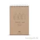 Artikelbild 1 des Artikels “Sketch Pad - Kraftpapier Block, Spiral, 80 Blatt, 135g DIN A5“