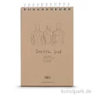 Artikelbild 1 des Artikels “Sketch Pad - Kraftpapier Block, Spiral, 80 Blatt, 135g “
