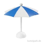 Artikelbild 1 des Artikels “Mini Sonnenschirm aus Kunststoff - Blau-Weiß, 10x10 cm “