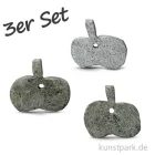 Artikelbild 1 des Artikels “Speckstein Anhänger - Apfel, 3-er Set “