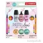 Artikelbild 1 des Artikels “STABILO Pastellove - Mini Fineliner, Filzstifte + Marker, 18er Set “