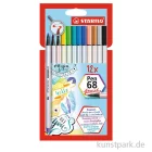 Artikelbild 1 des Artikels “STABILO Pen 68 brush - 12er Kartonetui “