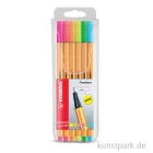 Artikelbild 1 des Artikels “STABILO Point 88 Fineliner 6er Etui - Neon “