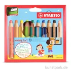 Artikelbild 1 des Artikels “STABILO woody 3 in 1 Farbstift 10er Etui mit Anspitzer “