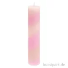 Artikelbild 1 des Artikels “Stabkerze gestreift - Rosa Pink, 20 cm “